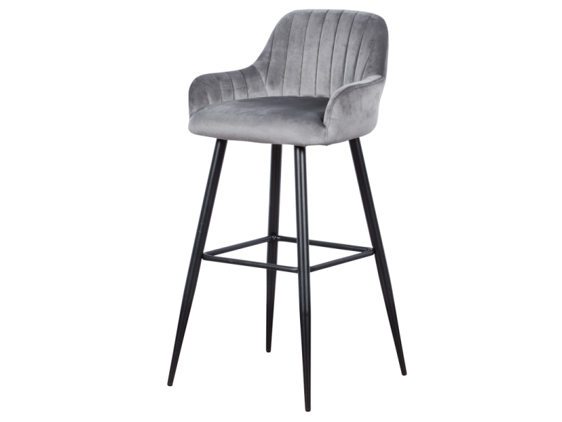 Бар стол Carmen 3083 - сив -