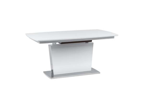 Разтегателна трапезна маса Carmen Maria L - бяла