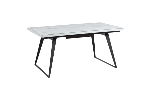Разтегателна трапезна маса Carmen Sara L - бяла