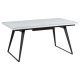 Разтегателна трапезна маса Carmen Sara L - бяла - Трапезни маси