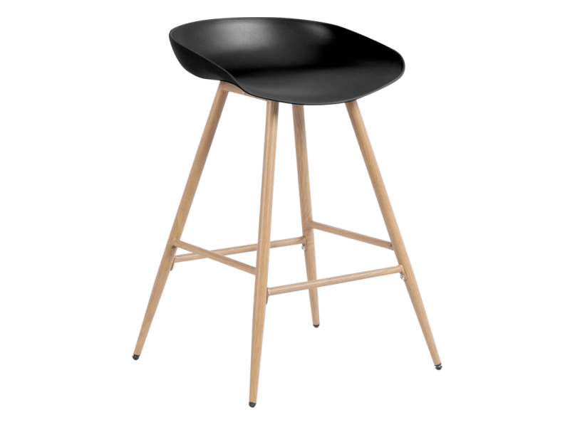 Бар стол Carmen 3086 - черен -