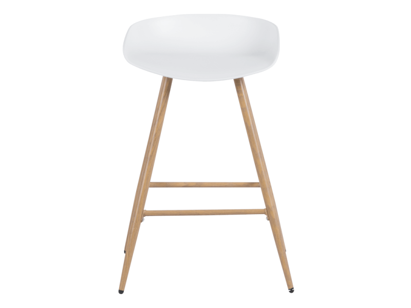 Бар стол Carmen 3086 - бял -