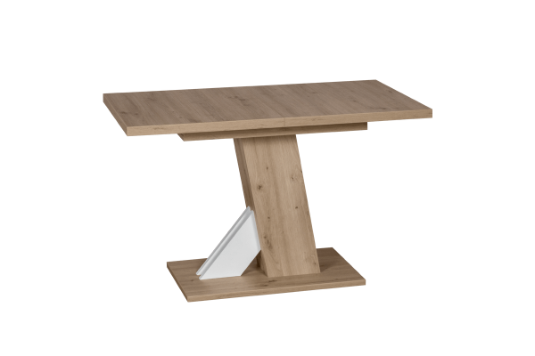 Разтегателна трапезна маса Carmen LUSSO - дъб артисан / бял