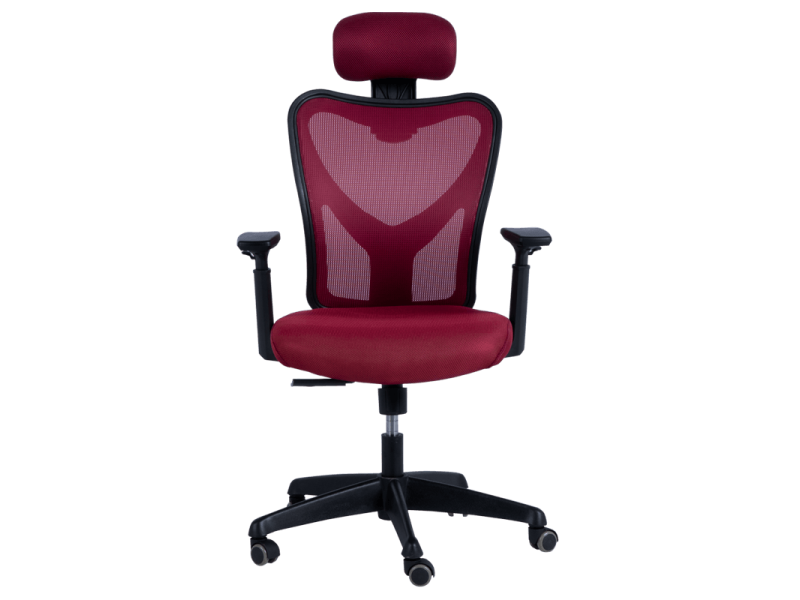 Президентски офис стол Carmen 7534 - бордо -