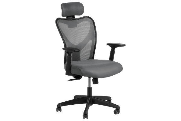 Президентски офис стол Carmen 7534 - сив