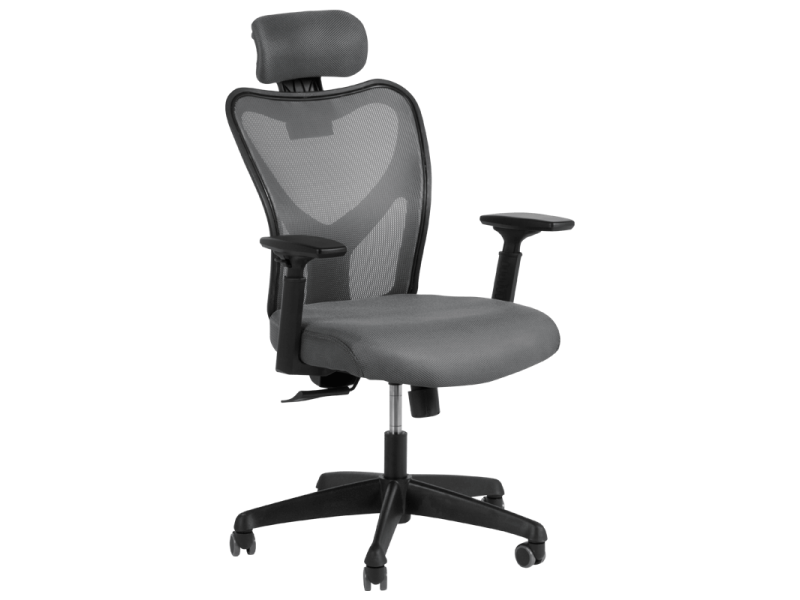 Президентски офис стол Carmen 7534 - сив -