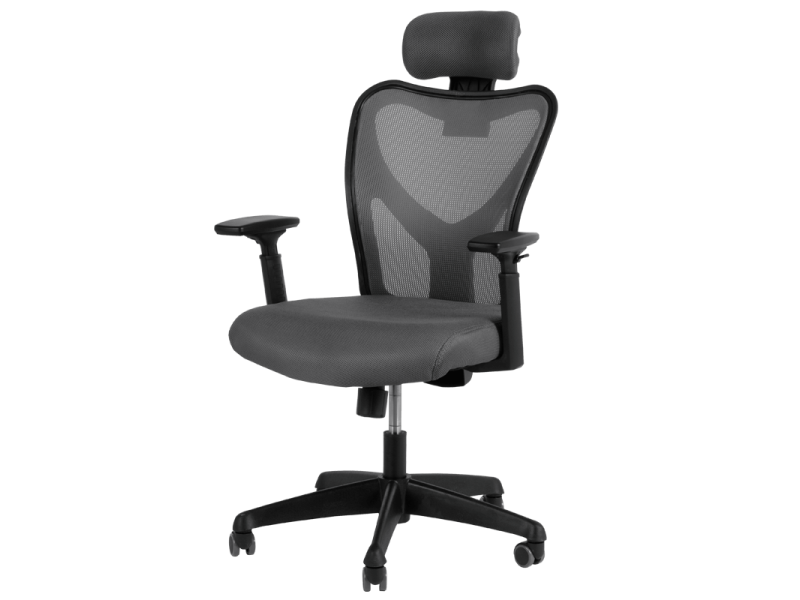 Президентски офис стол Carmen 7534 - сив -