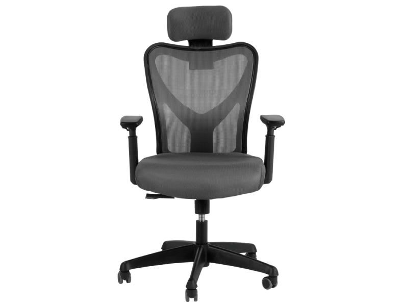 Президентски офис стол Carmen 7534 - сив -