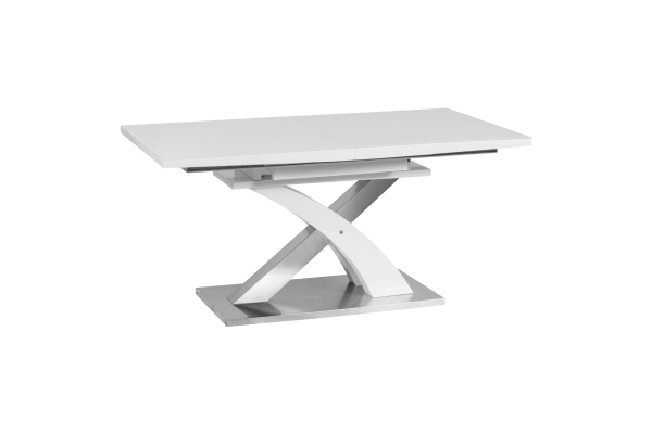 Разтегателна трапезна маса Carmen Derby L - бял