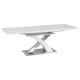 Разтегателна трапезна маса Carmen Derby L - бял - Трапезни маси