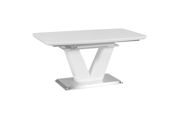 Разтегателна трапезна маса Carmen Lincoln L - бял