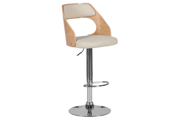 Бар стол Carmen 4035 - бук / крем