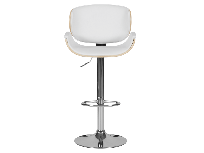 Бар стол Carmen 4050 - бук / бял -