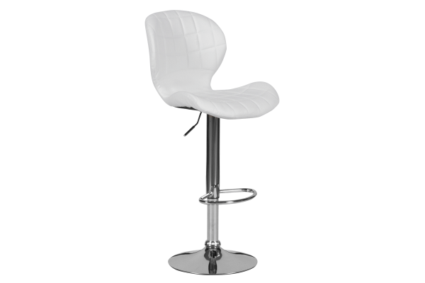 Бар стол Carmen 4055 - бял