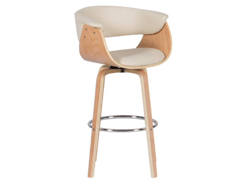 Бар стол Carmen 4040 - бук / крем -