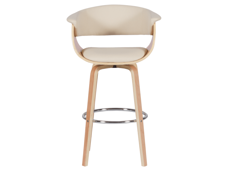 Бар стол Carmen 4040 - бук / крем -