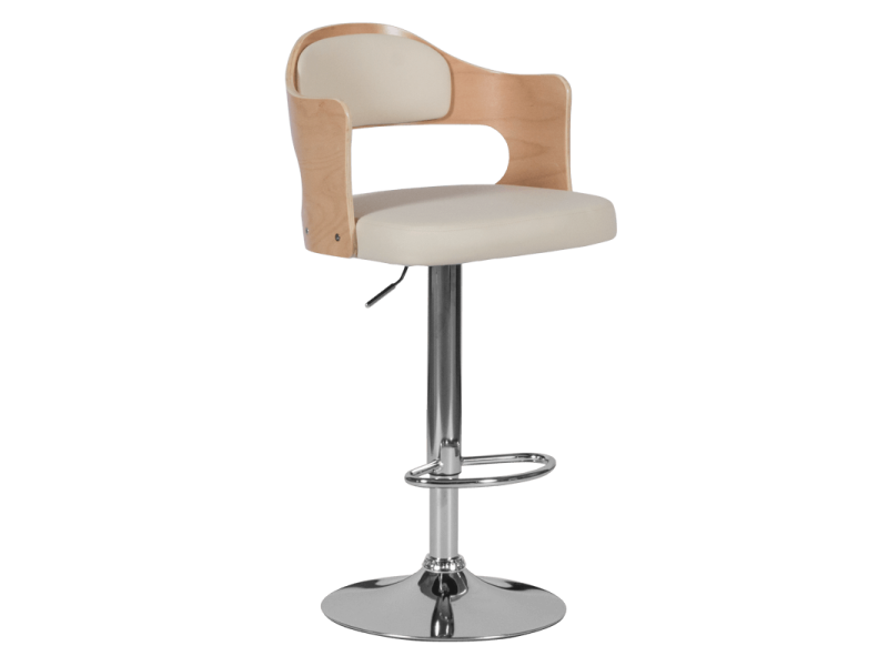 Бар стол Carmen 4045 - бук / крем -