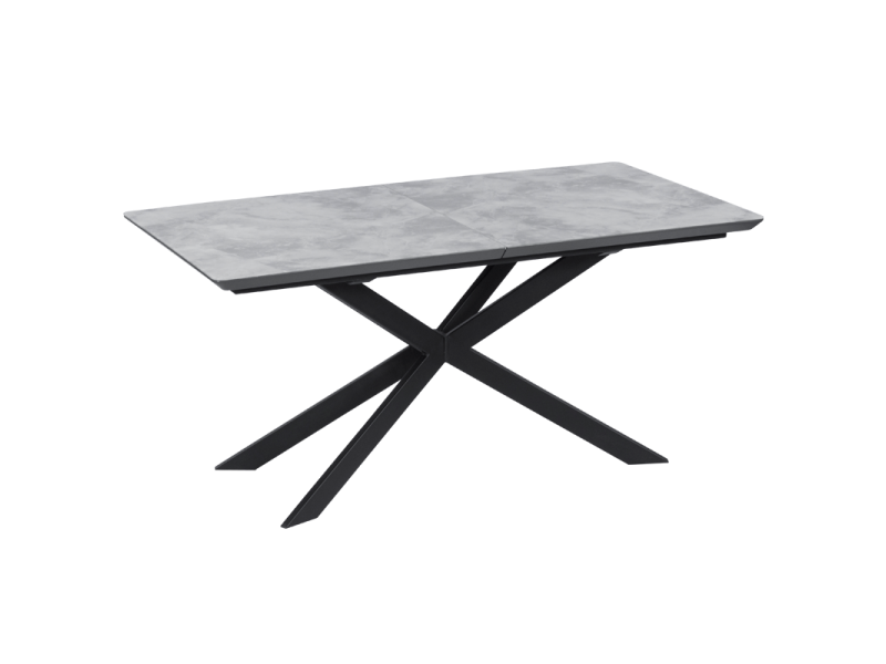 Разтегателна трапезна маса Carmen Witney L - сива - Трапезни маси