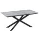Разтегателна трапезна маса Carmen Witney L - сива - Трапезни маси