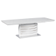Разтегателна трапезна маса Carmen Darwen L - бяла - Трапезни маси