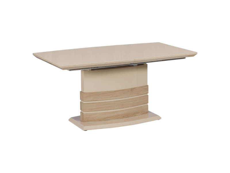 Разтегателна трапезна маса Carmen Bolton L - бежова - Трапезни маси