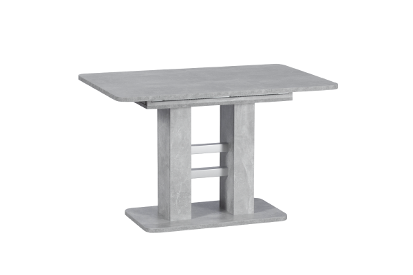 Разтегателна трапезна маса Carmen Elephant - бетон/алуминий