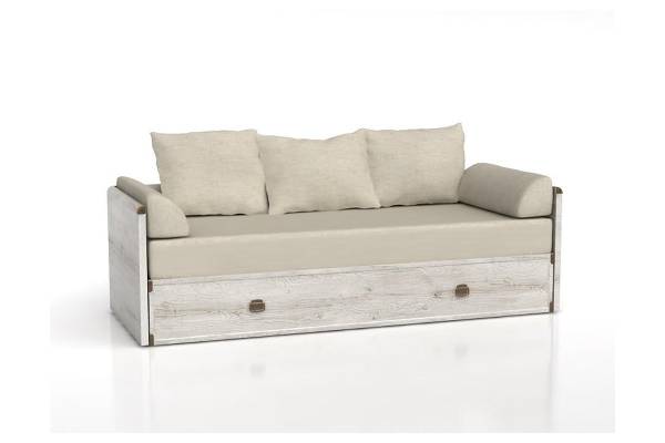 Разтегателно легло Indiana (Montana) JLOZ/80/160 - бор каньон, с матраци и възглавници