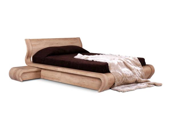 Легло със заоблени детайли Сенс