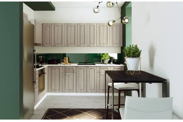 Кухня Сити 764 с лице от МДФ