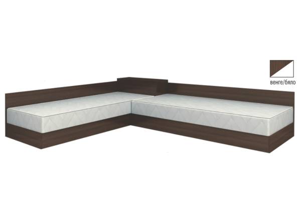 Ъглови легла с матраци Мареа 1