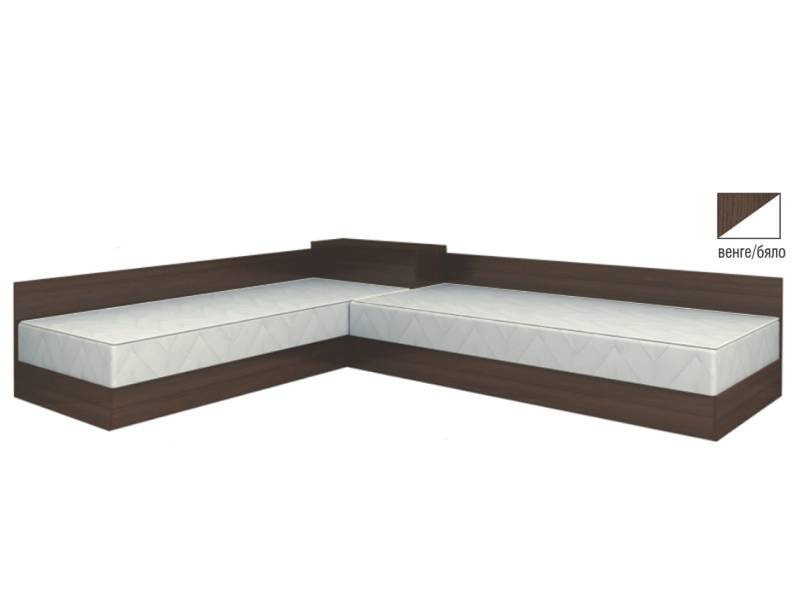 Ъглови легла с матраци Мареа 1 - Ъглови легла