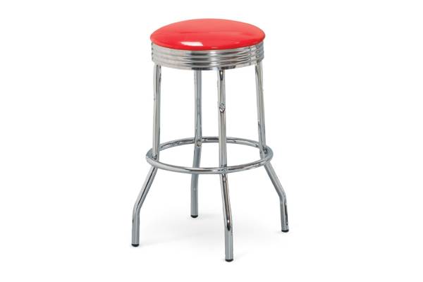 Бар стол H-73 червен