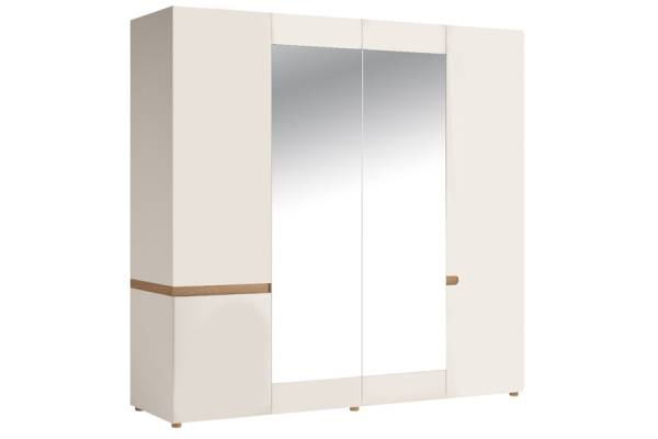 Четирикрилен гардероб с огледала Linate 23