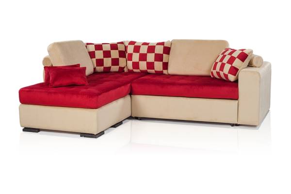 Ъглов диван Луна мини - разтегателен