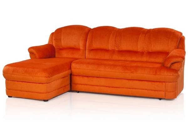 Ъглов диван Сицилия - разтегателен с лежанка