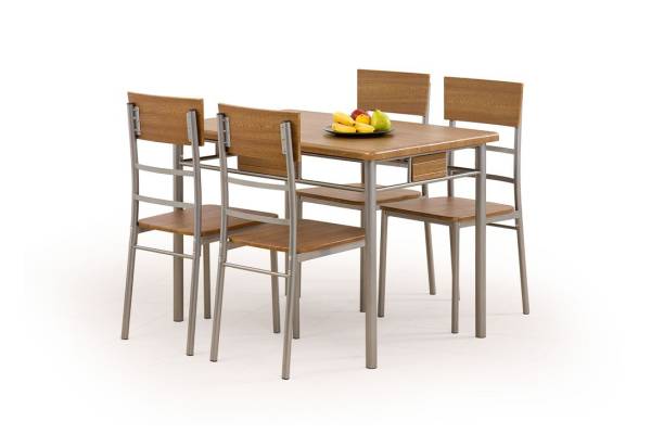 Комплект маса с 4 стола Natan