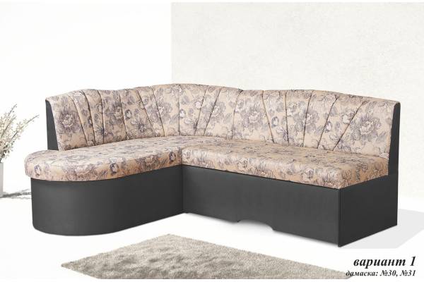 Кухненски ъгъл Ам-Ам заоблен