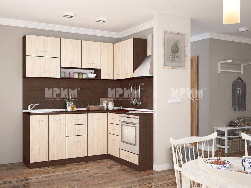 Ъглова кухня Сити 709 - Стандартни кухни