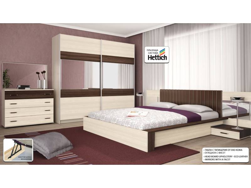 Спален комплект Ларедо - кремона - Спални комплекти