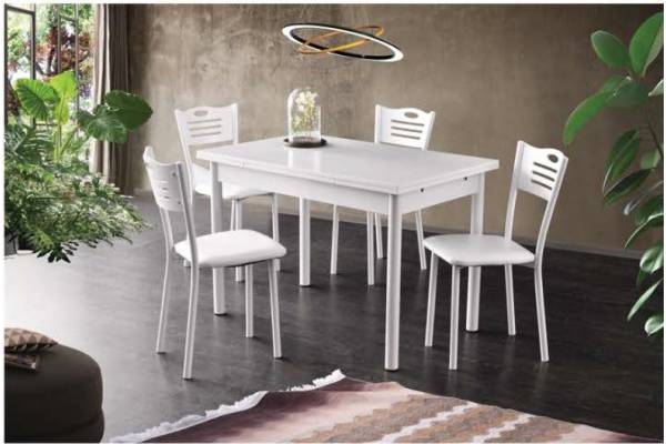 Комплект разтегателна маса с 4 стола Mizia I