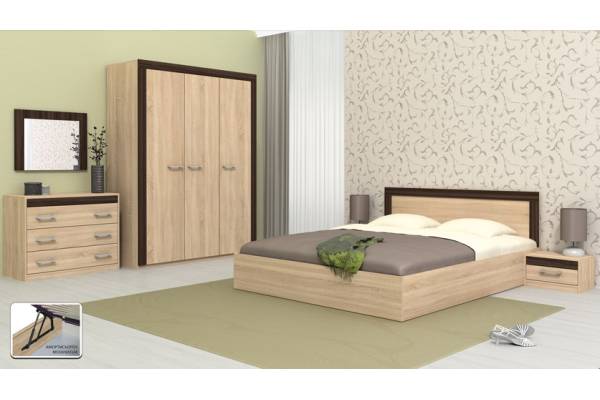 Спален комплект Мери - сонома