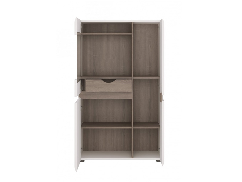 Шкаф Linate 32 с две врати и чекмедже - Шкафове и етажерки за дневна