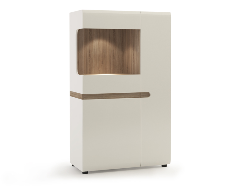 Шкаф Linate 32 с две врати и чекмедже - Шкафове и етажерки за дневна