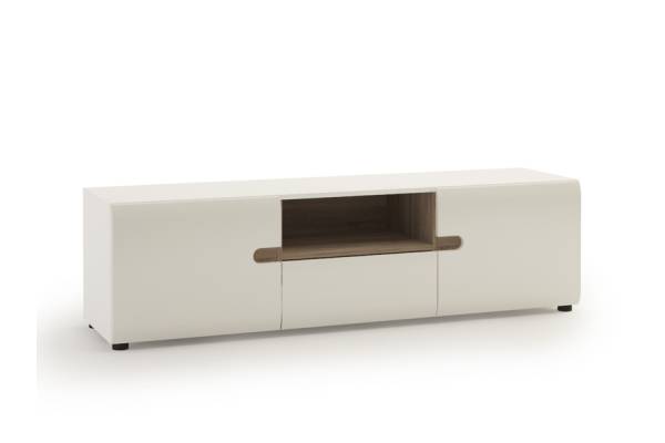 Нисък шкаф с две врати и чекмедже Linate 50