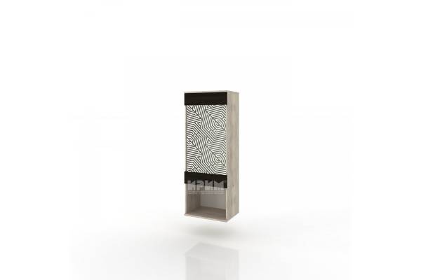 Стенен шкаф с витрина Беста 58