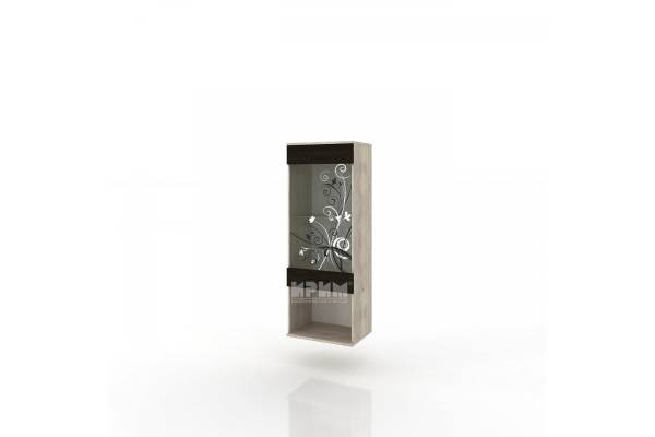 Стенен шкаф с витрина Беста 59