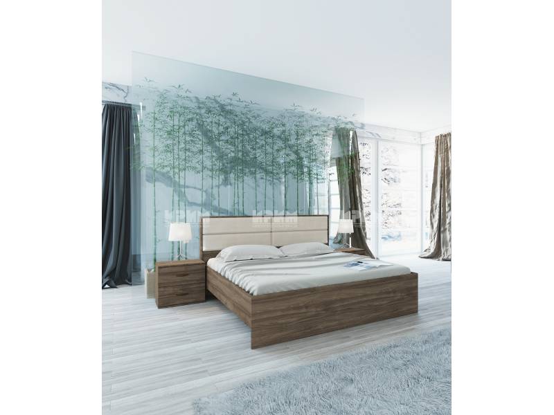 Спалня Сити 7014 с нощни шкафчета - Двойни легла