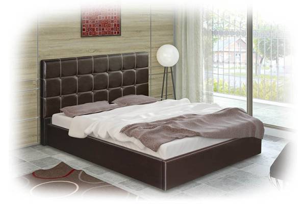 Тапицирано легло Рубин с подматрачна рамка и механизъм