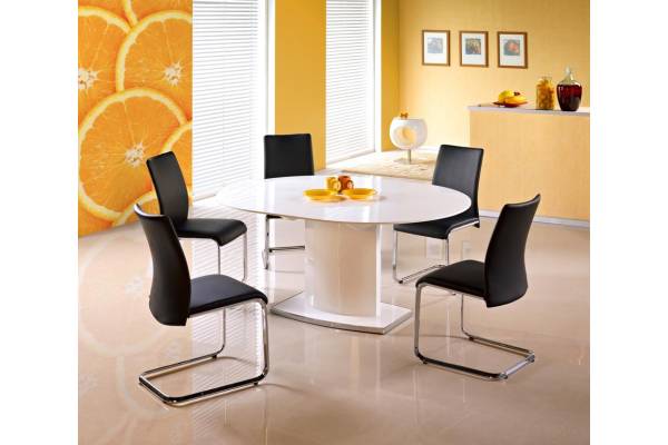 Кръгла разтегателна трапезна маса Federico