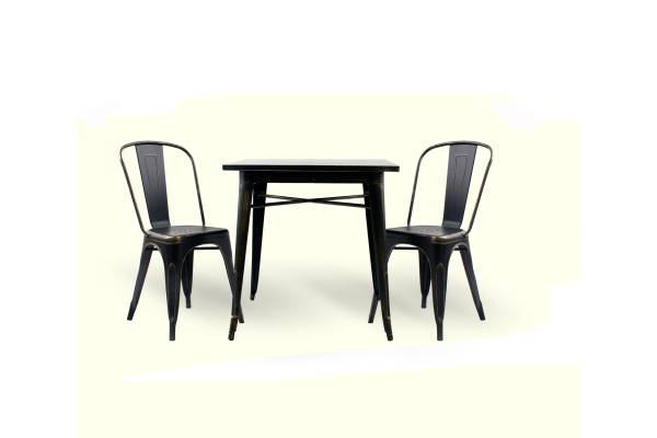 Трапезна маса Kubo Wood - антично черен